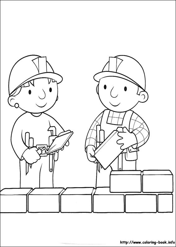 Bob the Builder coloring picture